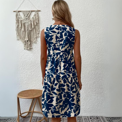 AmalfiCharm | Amalfi A Line Tank Dress met ruches