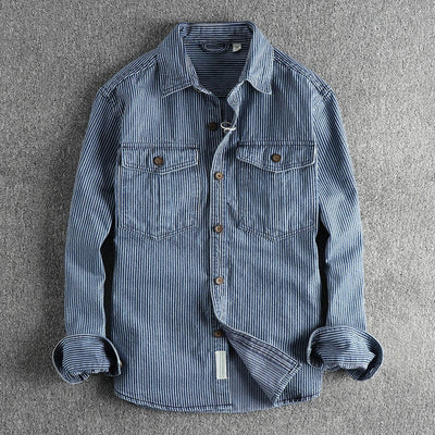 VintageIndigo™| Willow Vintage Denim Overhemd